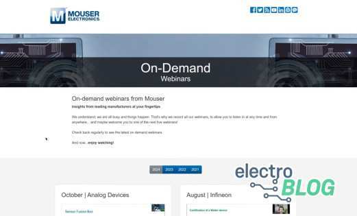 Explore Mouser’s On-Demand Webinars for Cutting-Edge Tech Insights